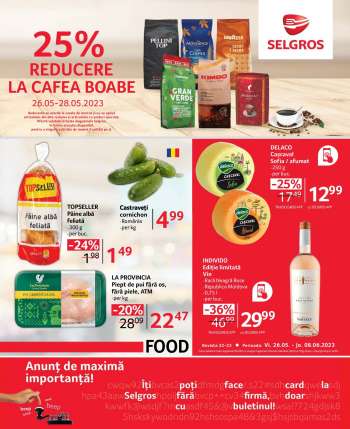 Cataloage Selgros - 26.05.2023 - 08.06.2023.