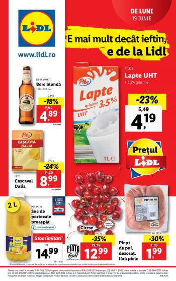 Cataloage Lidl - 19.06.2023 - 25.06.2023.