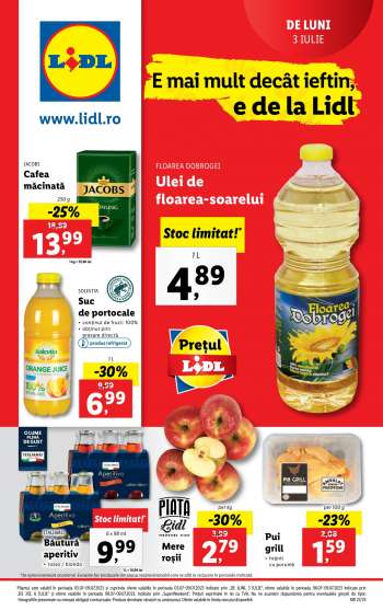 Cataloage Lidl - 03.07.2023 - 09.07.2023.