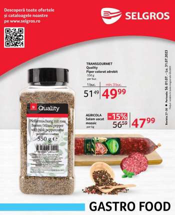 Cataloage Selgros - 01.07.2023 - 31.07.2023.