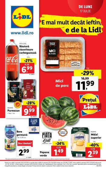 Cataloage Lidl - 17.07.2023 - 23.07.2023.