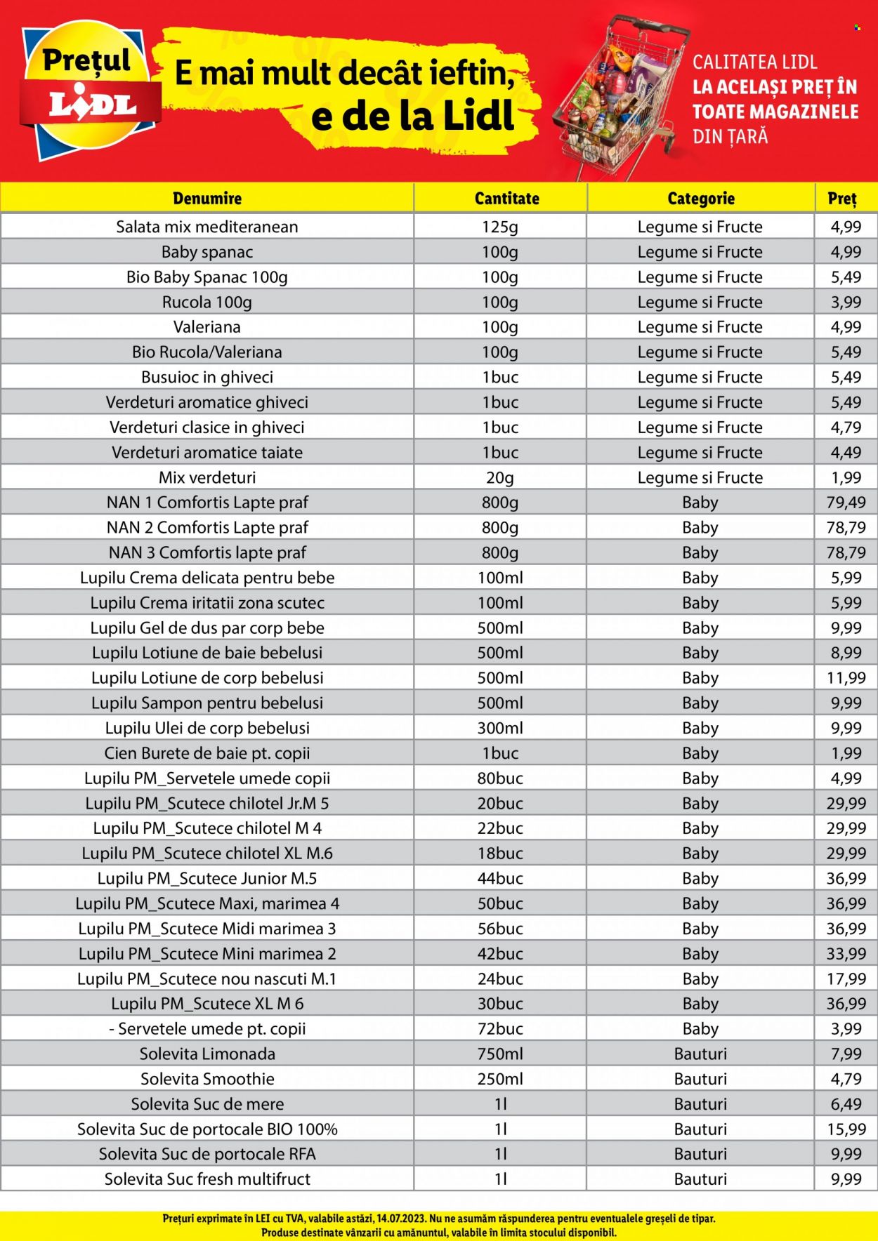 Catalog Lidl - 14.07.2023 - 14.07.2023. Pagina 5
