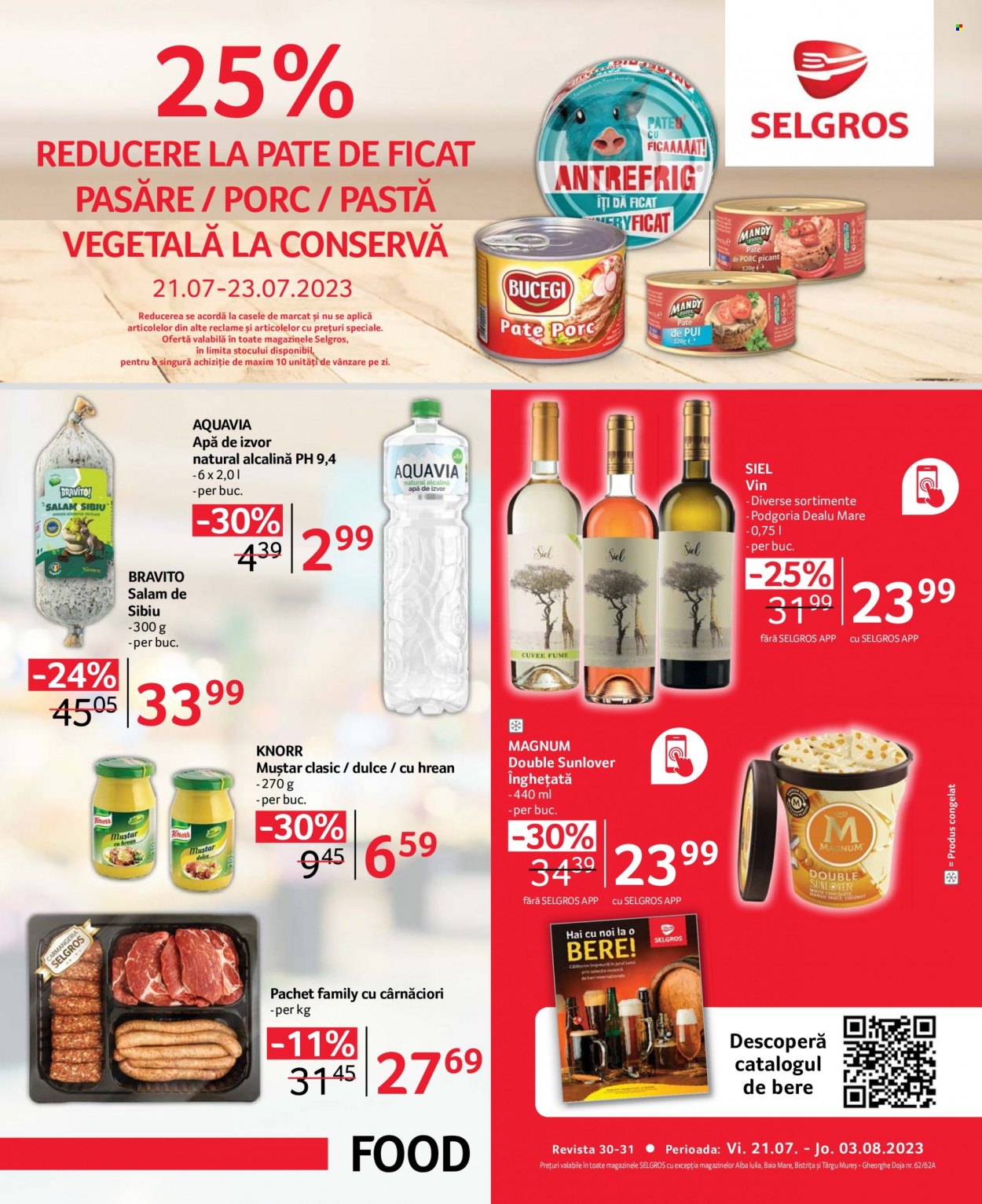 Catalog Selgros - 21.07.2023 - 03.08.2023. Pagina 1