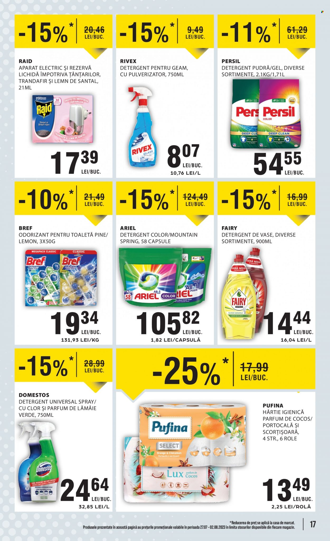 Catalog Mega Image - 27.07.2023 - 02.08.2023. Pagina 17