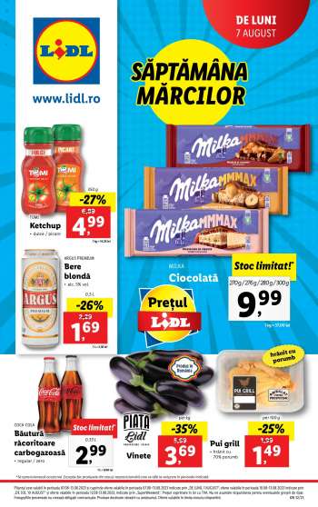Cataloage Lidl - 07.08.2023 - 13.08.2023.