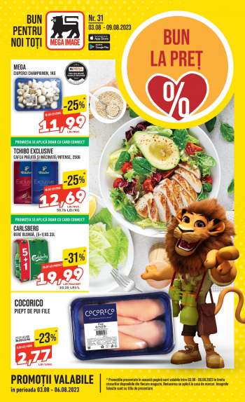 Cataloage Mega Image - 03.08.2023 - 09.08.2023.