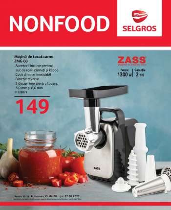 Cataloage Selgros - 04.08.2023 - 17.08.2023.