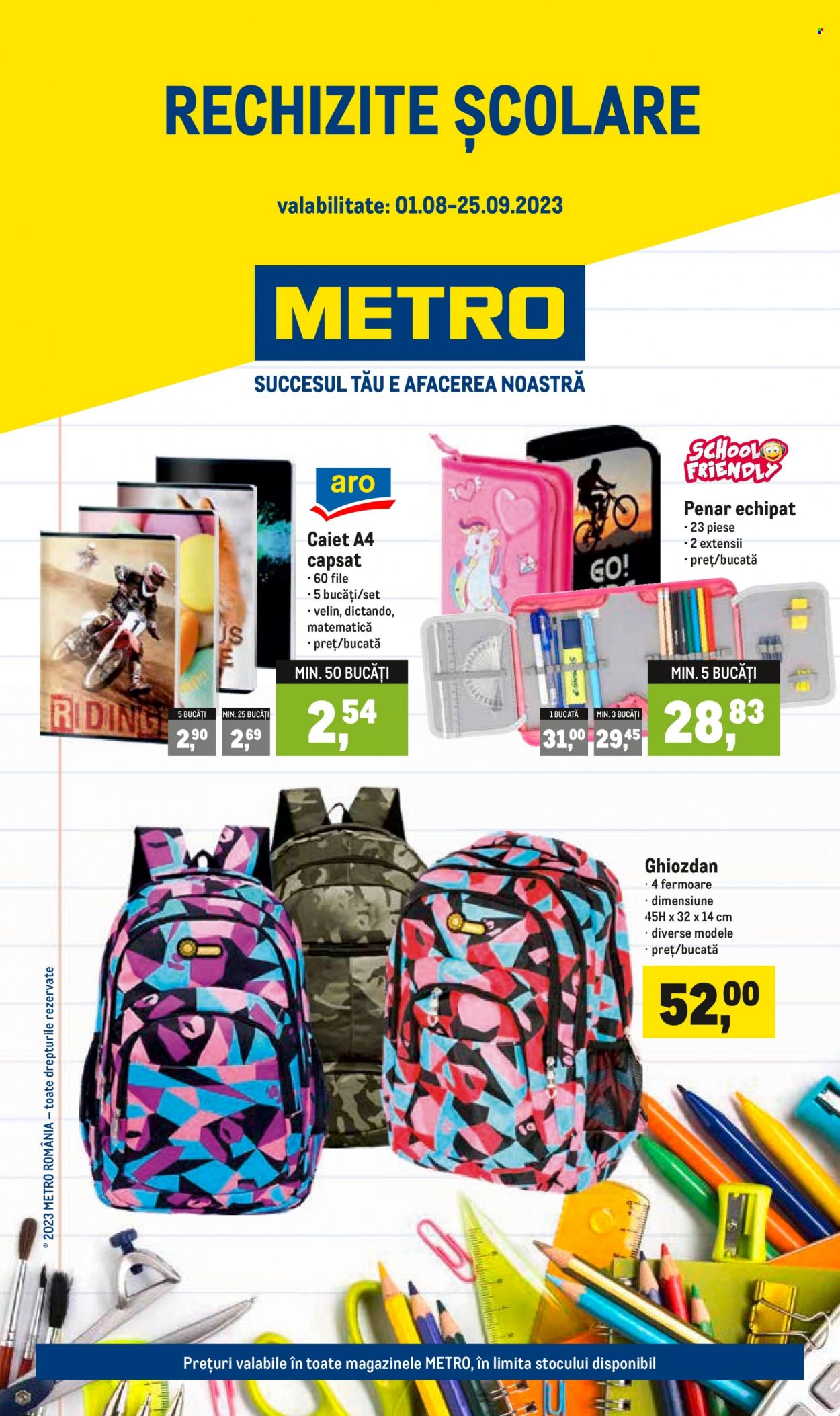 Catalog Metro - 01.08.2023 - 25.09.2023. Pagina 1