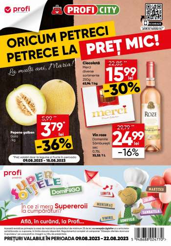 Cataloage Profi City - 09.08.2023 - 22.08.2023.