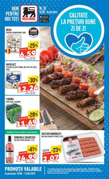 Cataloage Mega Image - 10.08.2023 - 16.08.2023.