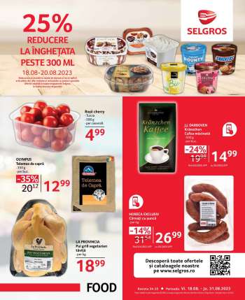 Cataloage Selgros - 18.08.2023 - 31.08.2023.