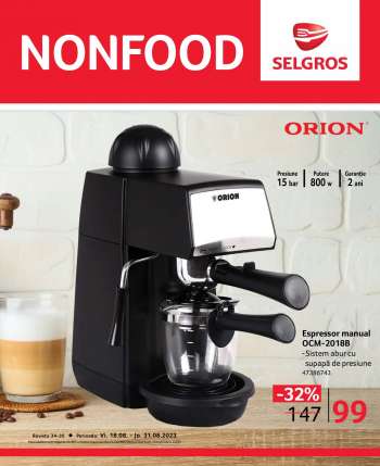 Cataloage Selgros - 18.08.2023 - 31.08.2023.