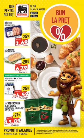 Cataloage Mega Image - 24.08.2023 - 30.08.2023.