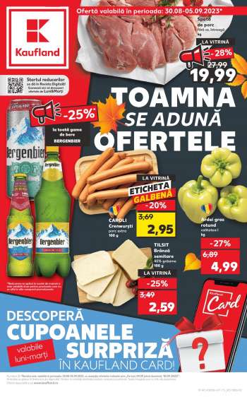 Cataloage Kaufland - 30.08.2023 - 05.09.2023.