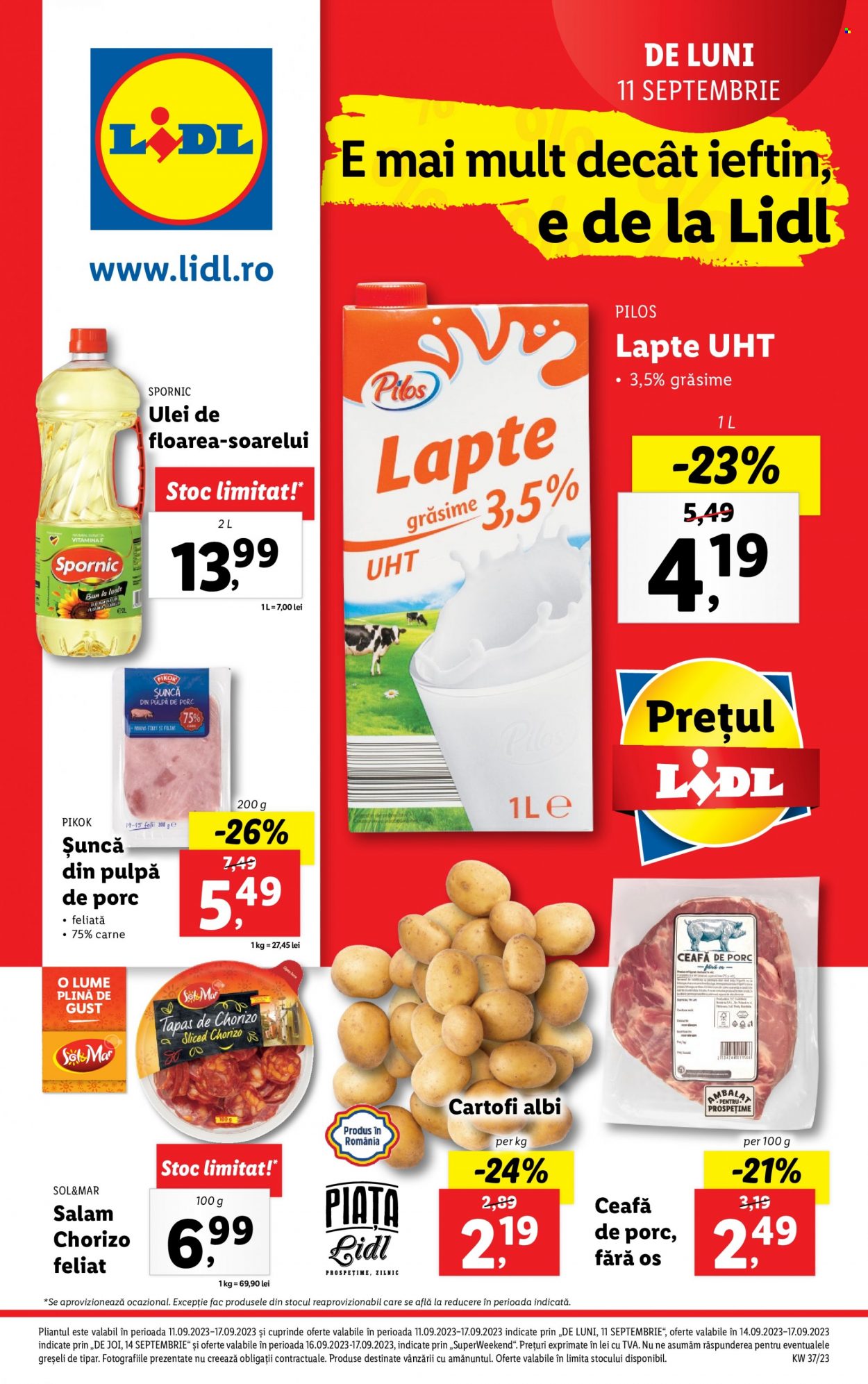 Catalog Lidl - 11.09.2023 - 17.09.2023. Pagina 1