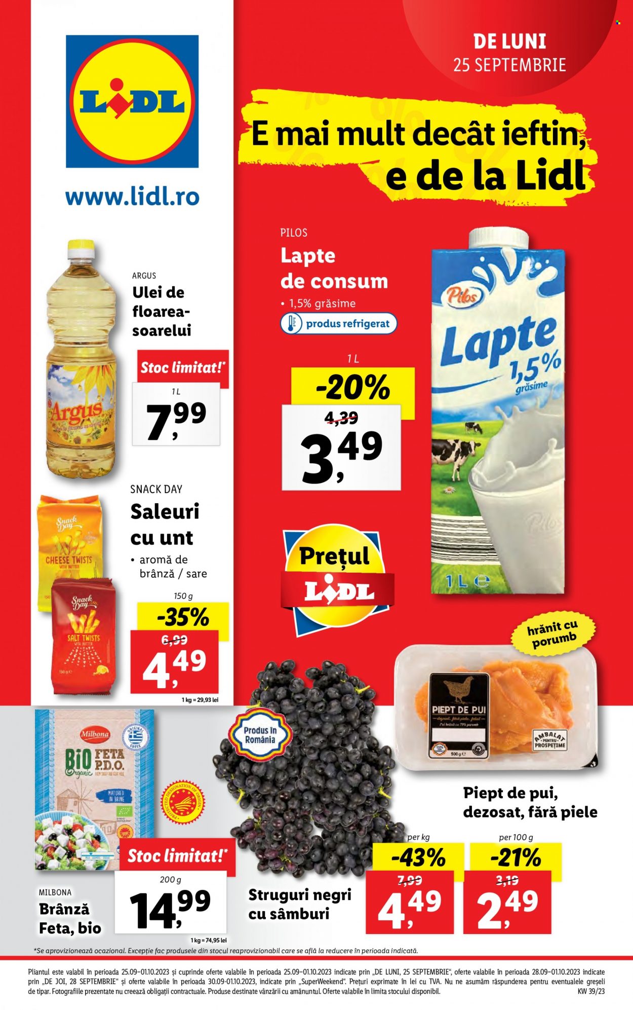 Catalog Lidl - 25.09.2023 - 01.10.2023. Pagina 1