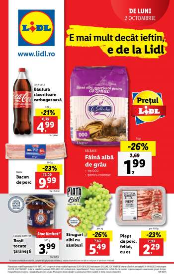 Cataloage Lidl - 02.10.2023 - 08.10.2023.
