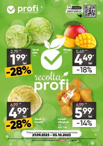Cataloage Profi City - 27.09.2023 - 03.10.2023.