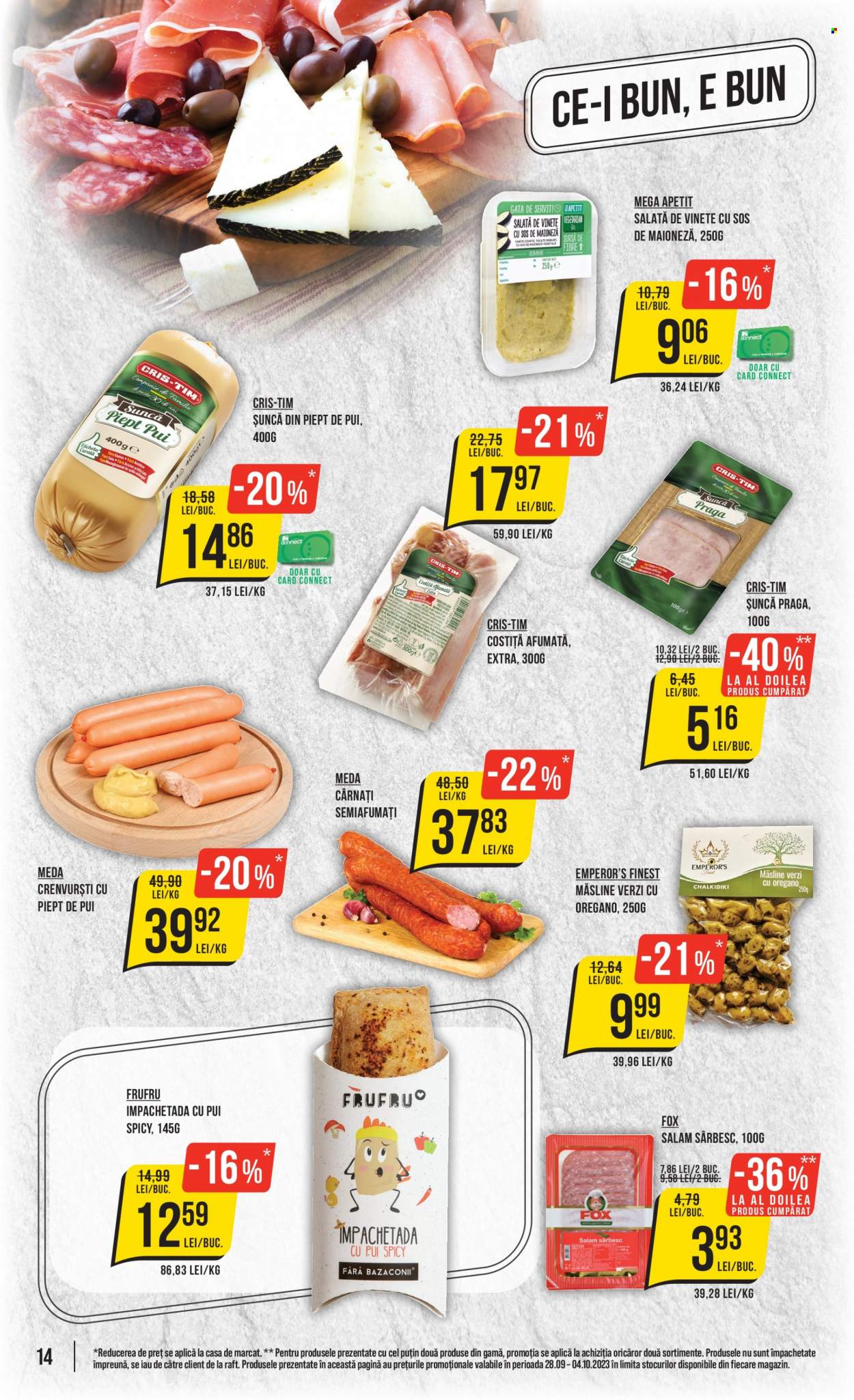 Catalog Mega Image - 28.09.2023 - 04.10.2023. Pagina 14