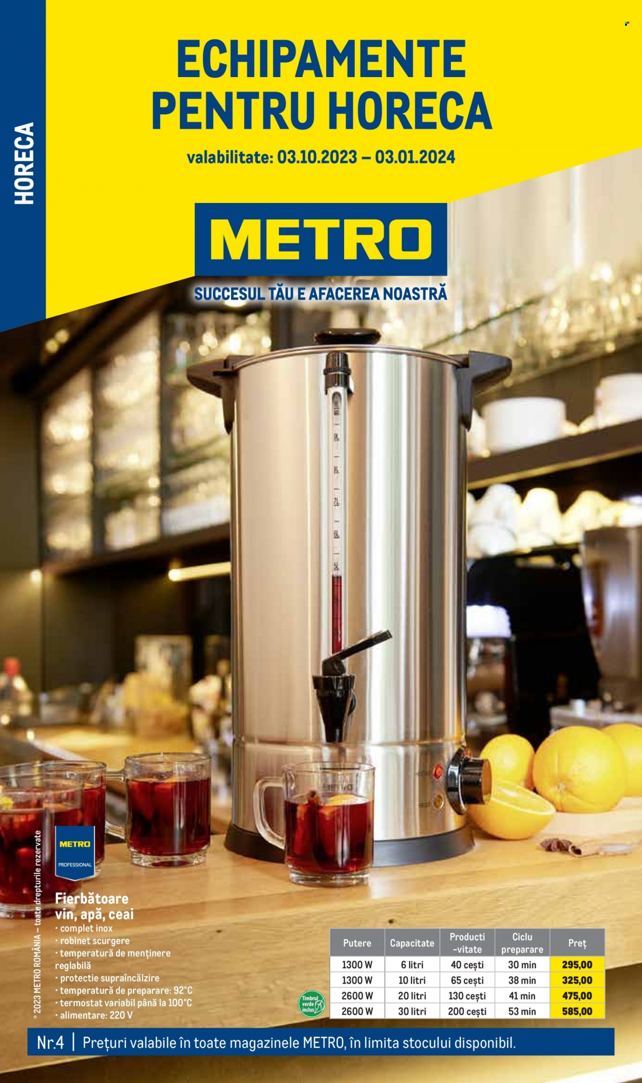 Catalog Metro - 03.10.2023 - 03.01.2024. Pagina 1