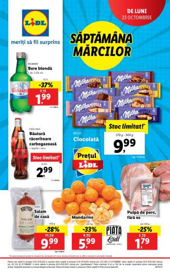 Cataloage Lidl - 23.10.2023 - 29.10.2023.