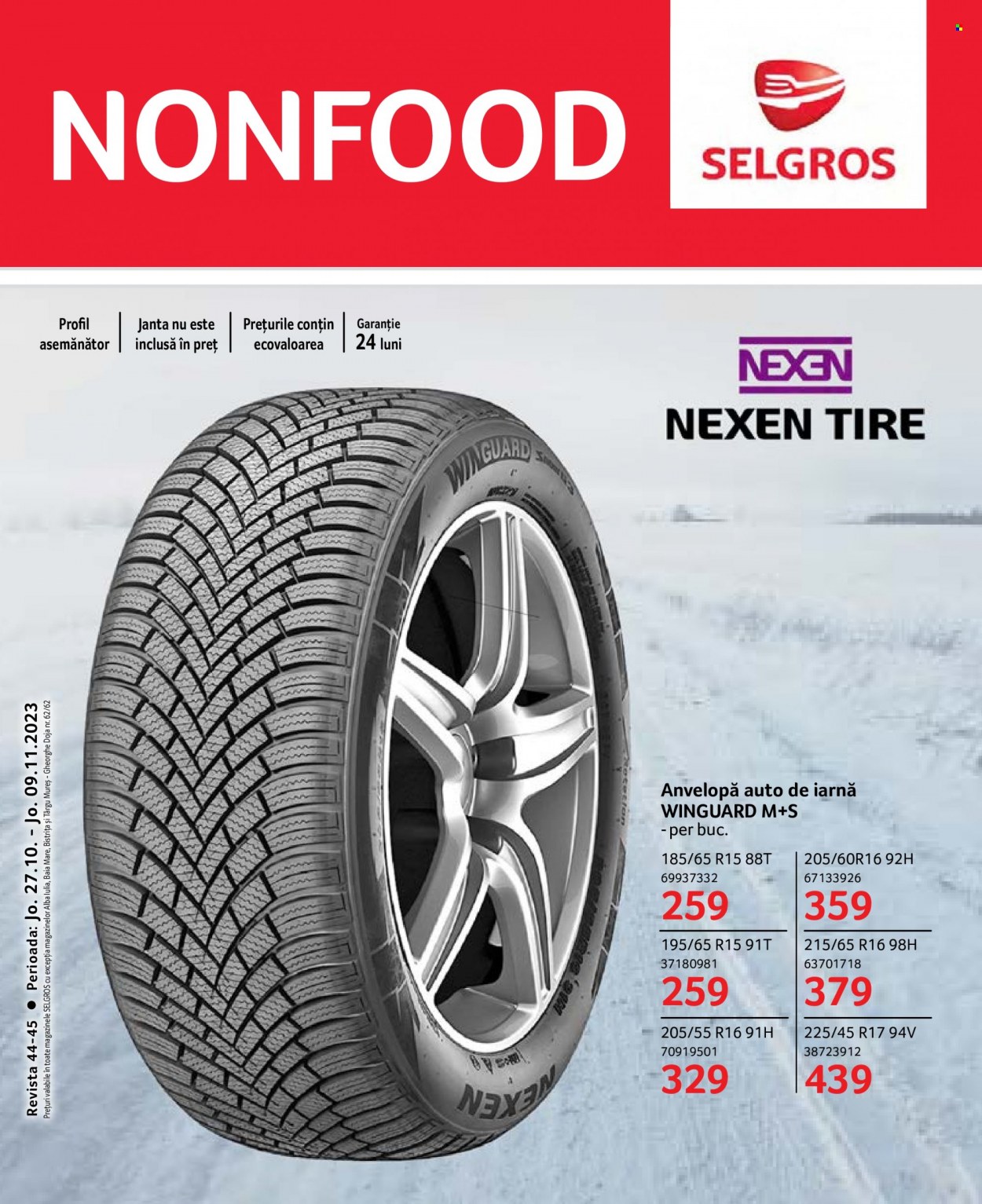 Catalog Selgros - 27.10.2023 - 09.11.2023. Pagina 1