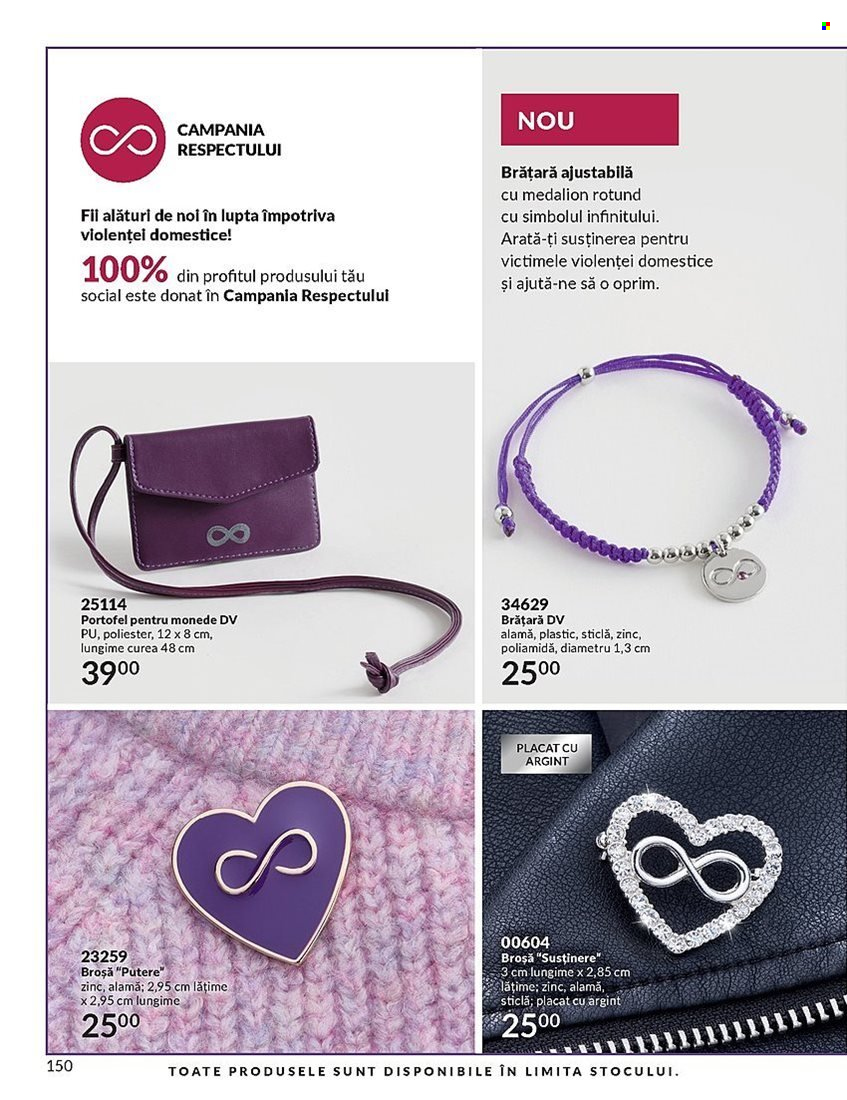 thumbnail - Cataloage Avon - 01.11.2023 - 30.11.2023 - Produse în vânzare - brăţară, broşă, curea. Pagina 150.