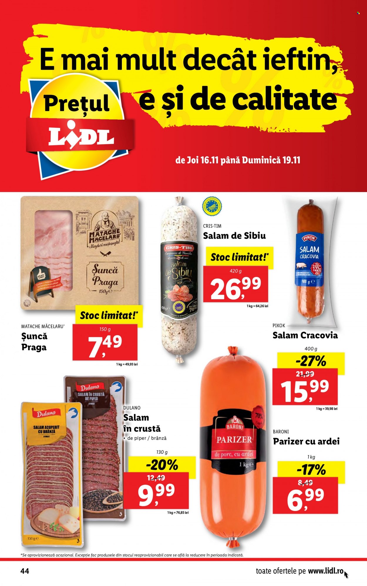 Catalog Lidl - 13.11.2023 - 19.11.2023. Pagina 44