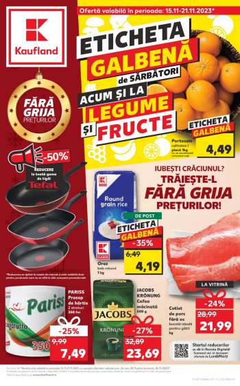 Cataloage Kaufland - 15.11.2023 - 21.11.2023.
