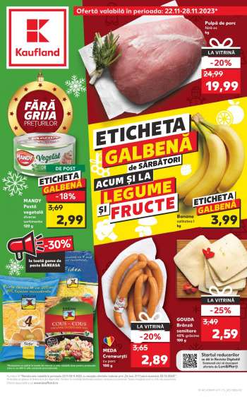 Cataloage Kaufland - 22.11.2023 - 28.11.2023.