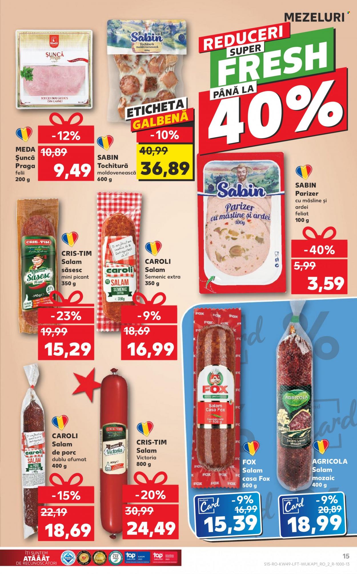 Catalog Kaufland - 06.12.2023 - 12.12.2023. Pagina 15