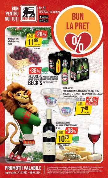 Cataloage Mega Image - 21.12.2023 - 03.01.2024.