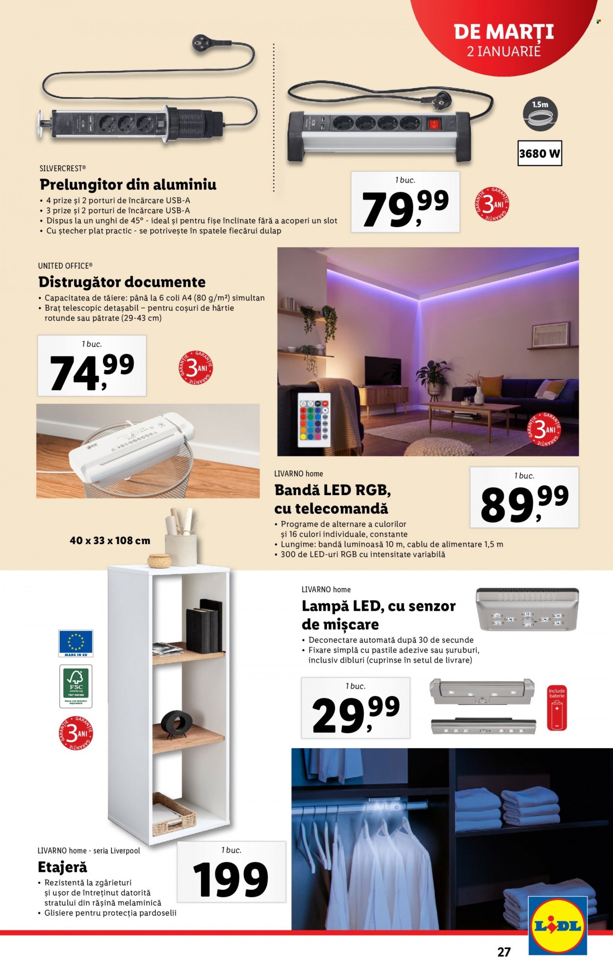 Catalog Lidl - 02.01.2024 - 07.01.2024. Pagina 27