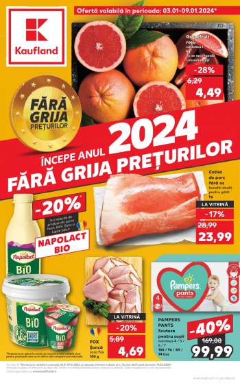 Cataloage Kaufland - 03.01.2024 - 09.01.2024.