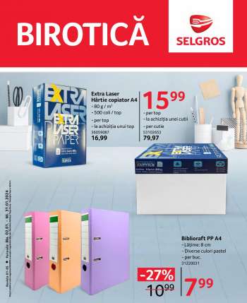 Cataloage Selgros - 02.01.2024 - 31.01.2024.