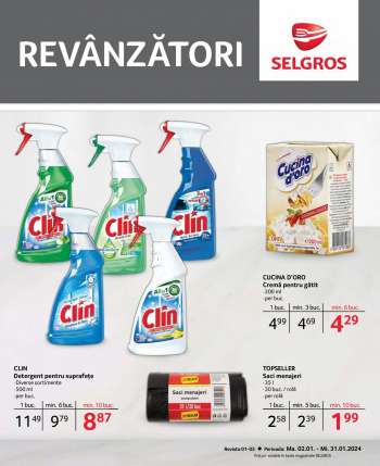 Cataloage Selgros - 02.01.2024 - 31.01.2024.
