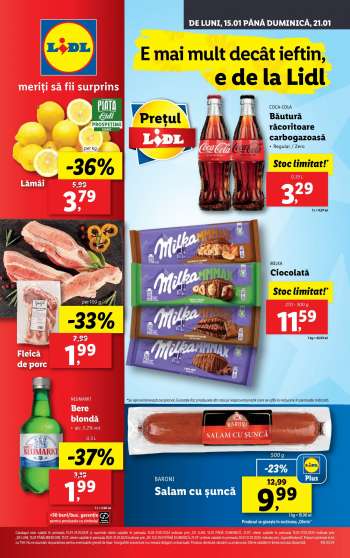 Cataloage Lidl - 15.01.2024 - 21.01.2024.