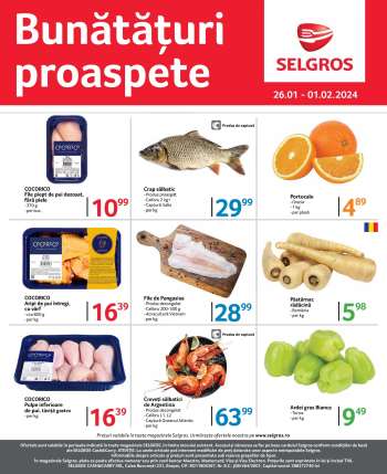 Cataloage Selgros - 26.01.2024 - 01.02.2024.