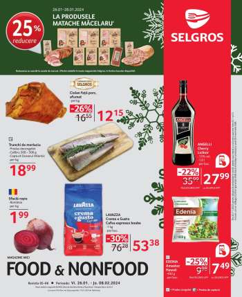 Cataloage Selgros - 26.01.2024 - 08.02.2024.