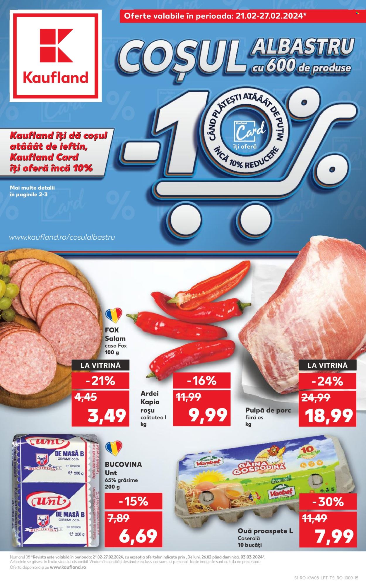 Catalog Kaufland - 21.02.2024 - 27.02.2024. Pagina 1