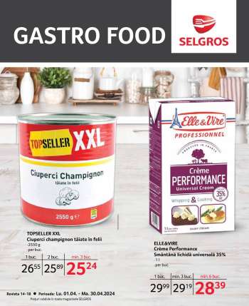 Cataloage Selgros - 01.04.2024 - 30.04.2024.