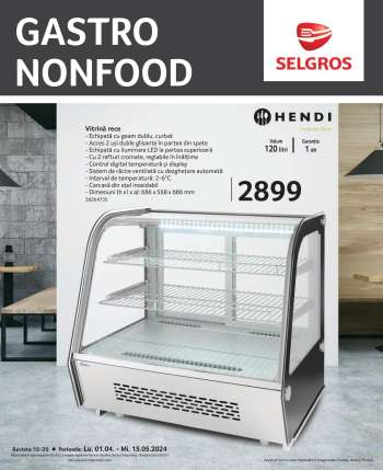 Cataloage Selgros - 01.04.2024 - 15.05.2024.