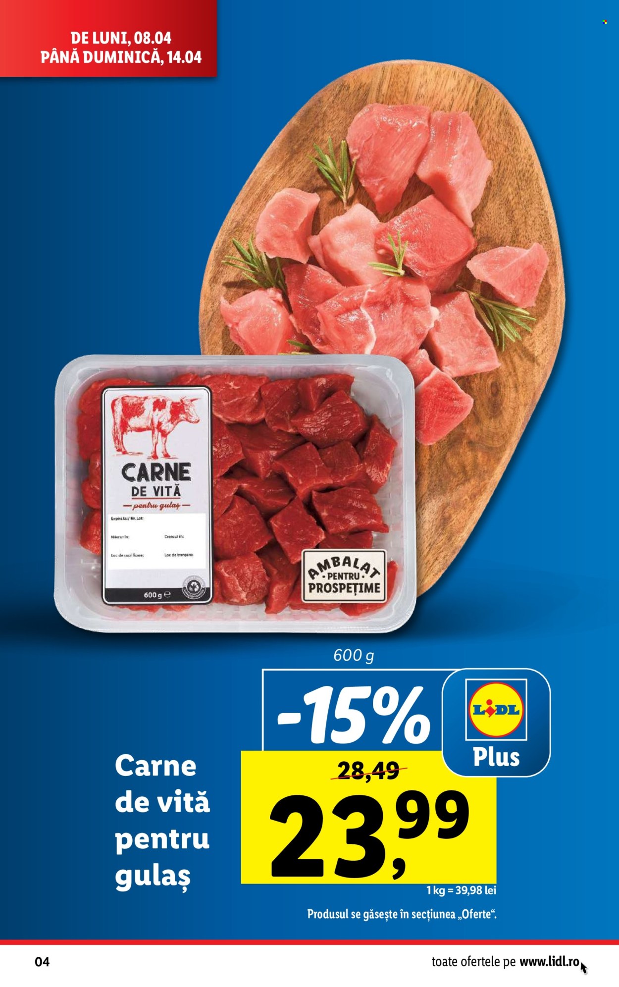 Catalog Lidl - 08.04.2024 - 14.04.2024. Pagina 4