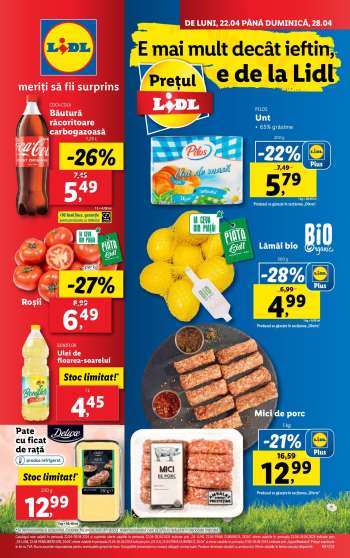 Cataloage Lidl - 22.04.2024 - 28.04.2024.