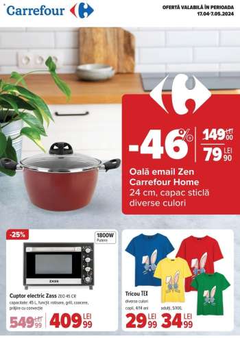 Cataloage Carrefour - 17.04.2024 - 07.05.2024.