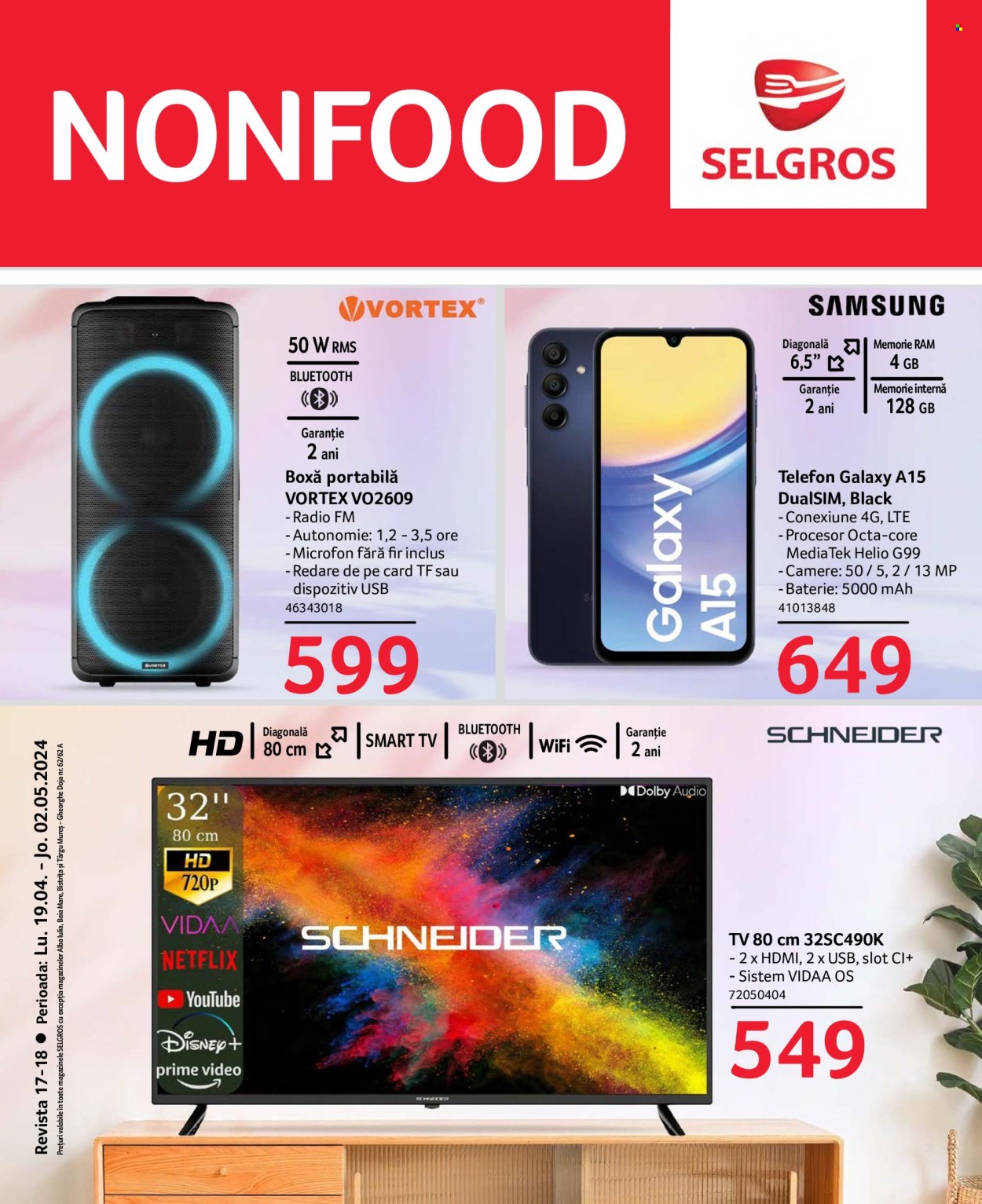 Catalog Selgros - 19.04.2024 - 02.05.2024. Pagina 1