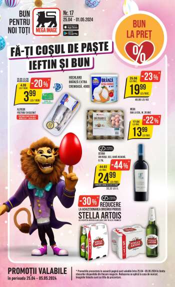 Cataloage Mega Image - 25.04.2024 - 01.05.2024.