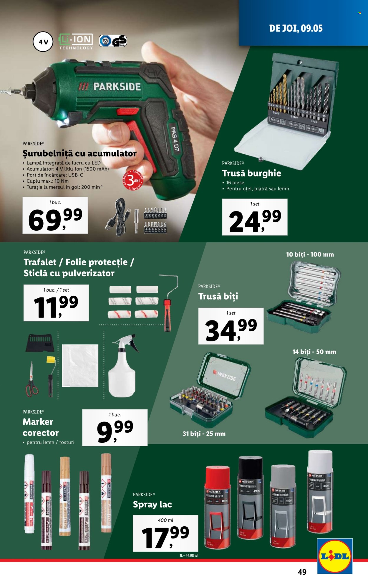 Catalog Lidl - 07.05.2024 - 12.05.2024. Pagina 49
