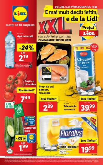 Cataloage Lidl - 13.05.2024 - 19.05.2024.