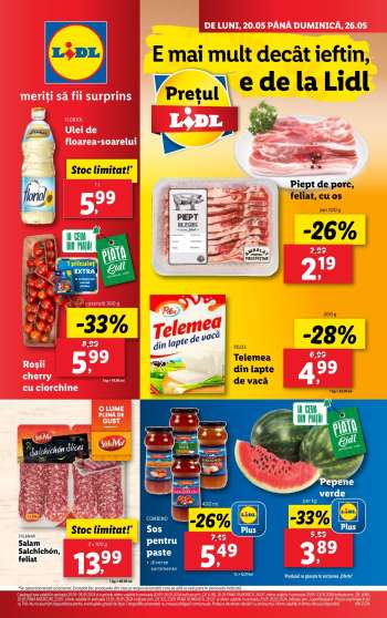Cataloage Lidl - 20.05.2024 - 26.05.2024.